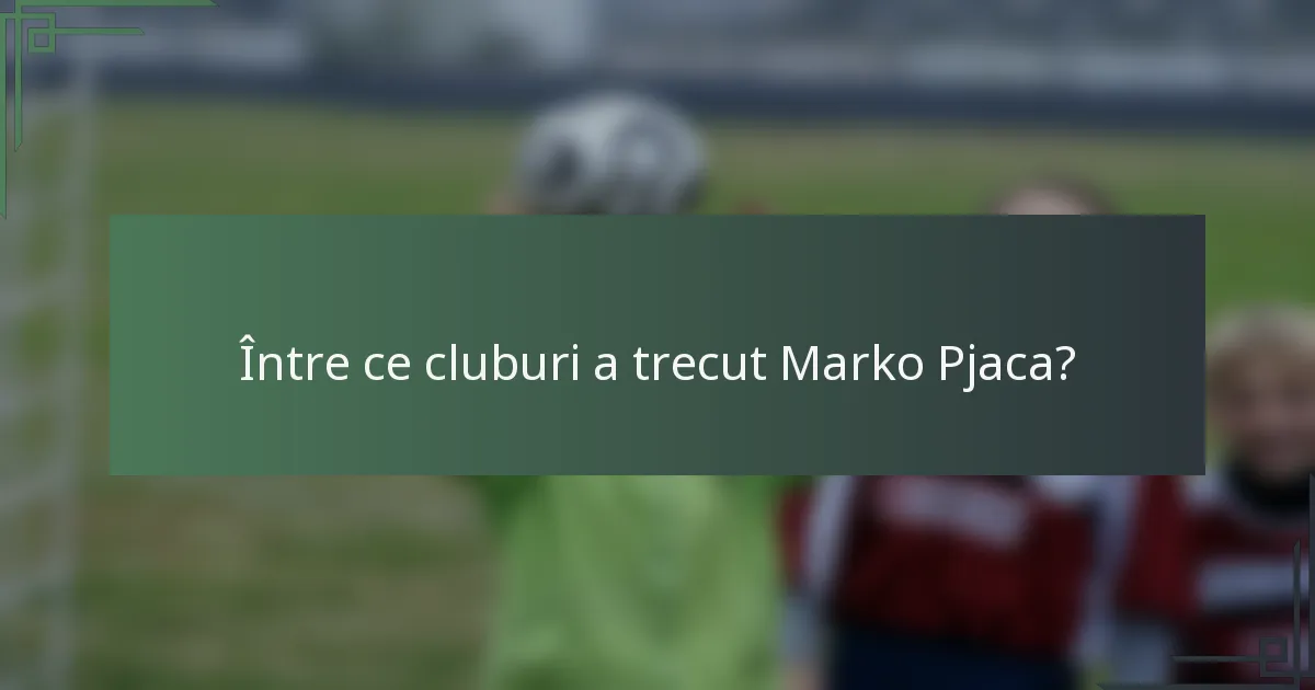Între ce cluburi a trecut Marko Pjaca?